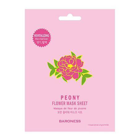 Baroness ,Peony Flower Mask Sheet ,มาส์กสูตรสารสกัดดอกพีโอนี,Baroness Peony Flower Mask Sheet  ราคา,Baroness Peony Flower Mask Sheet รีวิว,Baroness Peony Flower Mask Sheet  ซื้อได้ที่